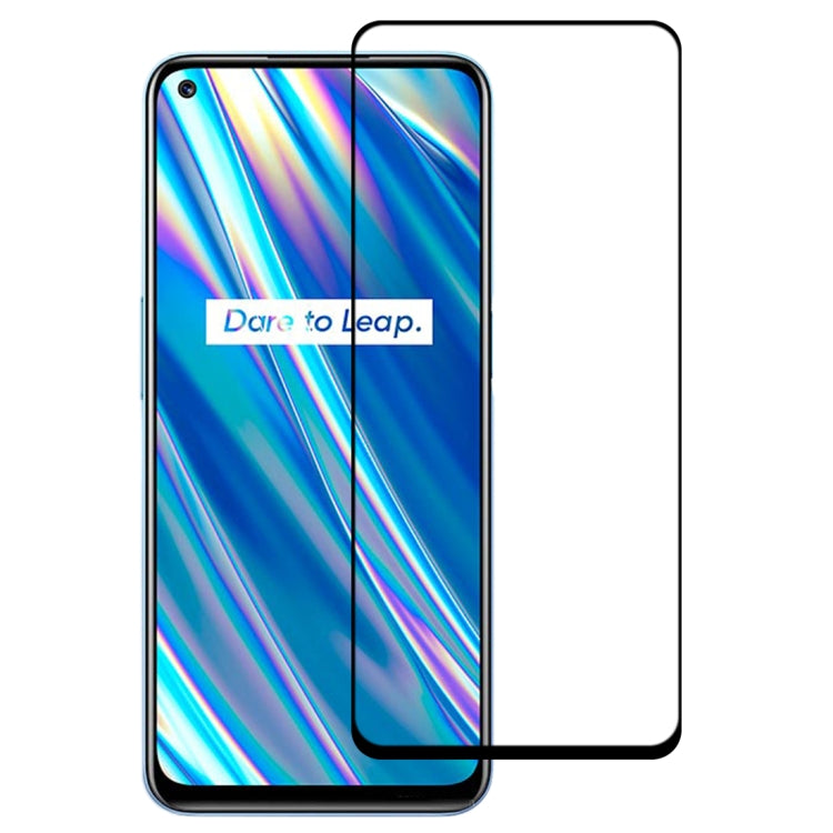For OPPO Realme Q3 5G / Q3i 5G Full Glue Full Cover Screen Protector Tempered Glass Film