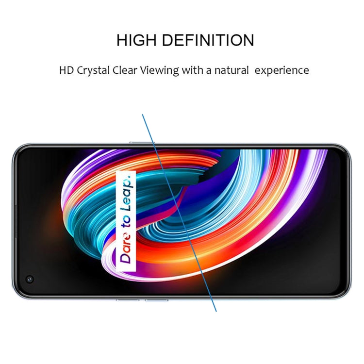 For OPPO Realme Q3 Pro Carnival / Q3 Pro 5G Full Glue Full Cover Screen Protector Tempered Glass Film