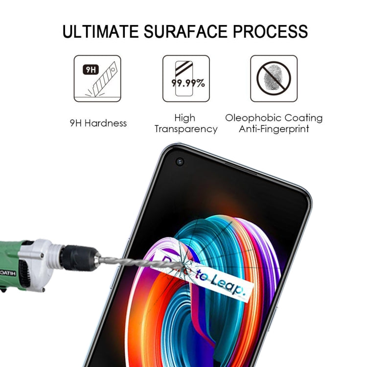 For OPPO Realme Q3 Pro Carnival / Q3 Pro 5G Full Glue Full Cover Screen Protector Tempered Glass Film