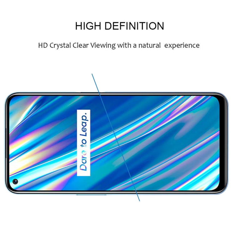 For OPPO Realme Q3 5G / Q3i 5G 25 PCS Full Glue Full Screen Tempered Glass Film