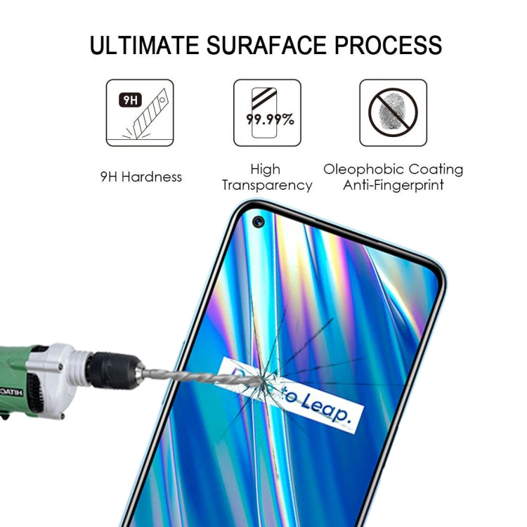 For OPPO Realme Q3 5G / Q3i 5G 25 PCS Full Glue Full Screen Tempered Glass Film