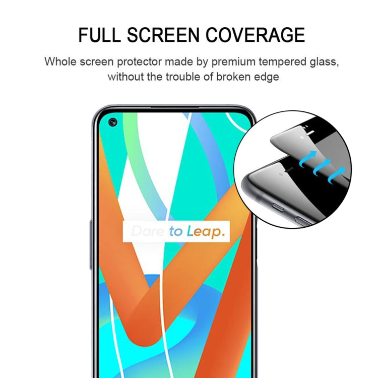 For OPPO Realme V13 5G 25 PCS Full Glue Full Screen Tempered Glass Film