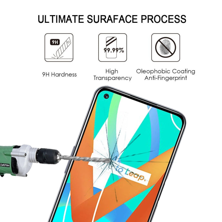 For OPPO Realme V13 5G 25 PCS Full Glue Full Screen Tempered Glass Film