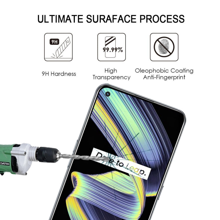 For OPPO Realme X7 Max 5G 25 PCS Full Glue Full Screen Tempered Glass Film