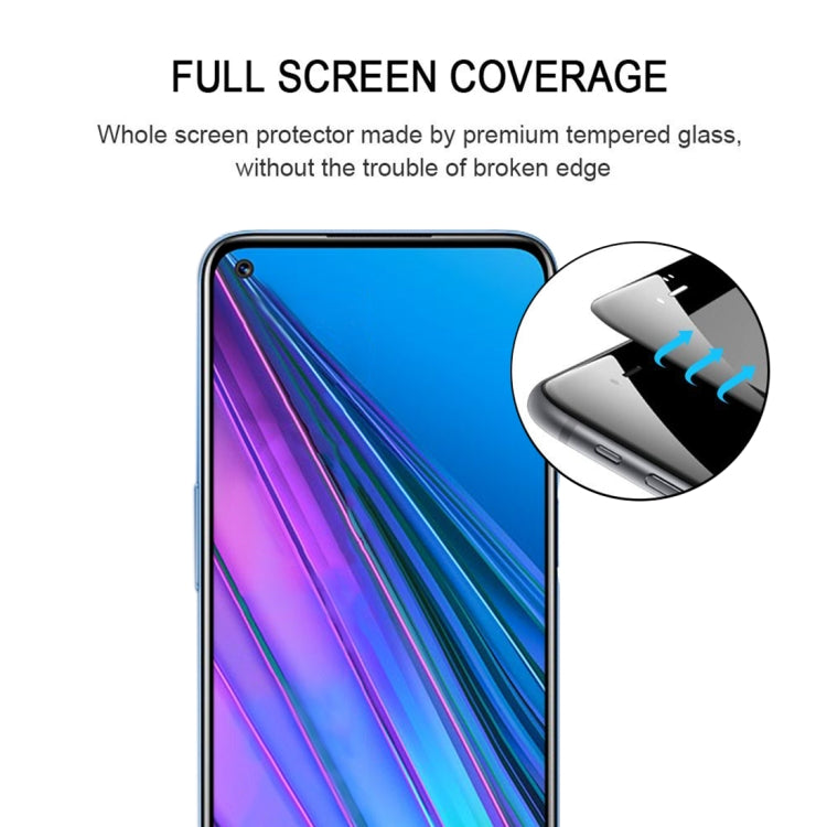 For OPPO Realme Narzo 30 5G 25 PCS Full Glue Full Screen Tempered Glass Film