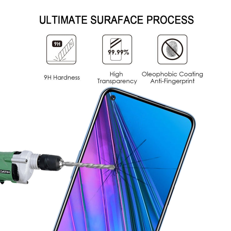 For OPPO Realme Narzo 30 5G 25 PCS Full Glue Full Screen Tempered Glass Film