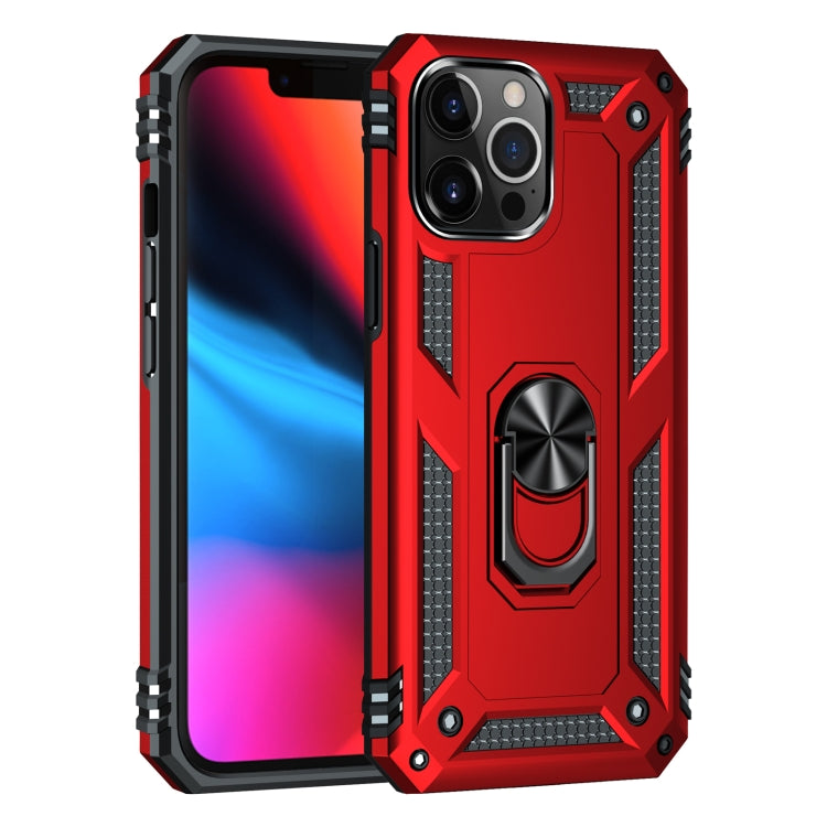 For iPhone 13 Pro Max Shockproof TPU + PC Protective Case with 360 Degree Rotating Holder