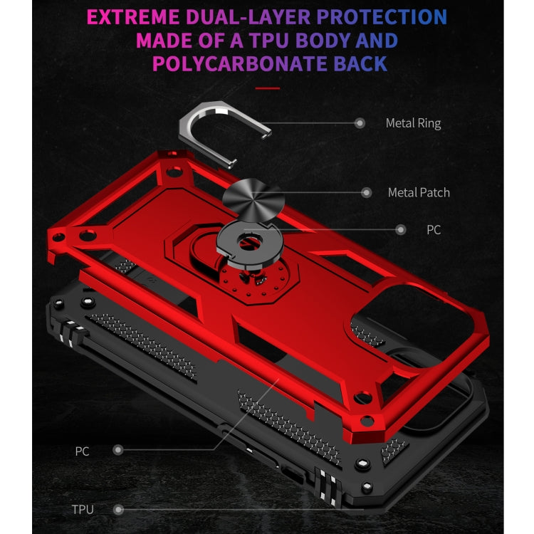 For iPhone 13 Pro Max Shockproof TPU + PC Protective Case with 360 Degree Rotating Holder