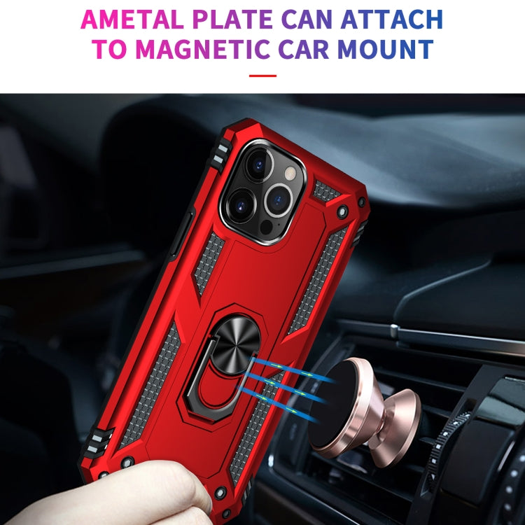 For iPhone 13 Pro Max Shockproof TPU + PC Protective Case with 360 Degree Rotating Holder