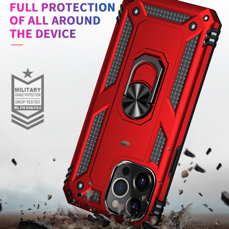 For iPhone 13 Pro Max Shockproof TPU + PC Protective Case with 360 Degree Rotating Holder