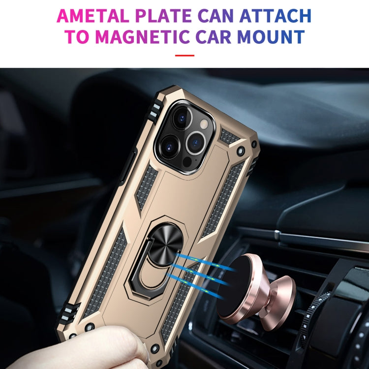 For iPhone 13 Pro Max Shockproof TPU + PC Protective Case with 360 Degree Rotating Holder