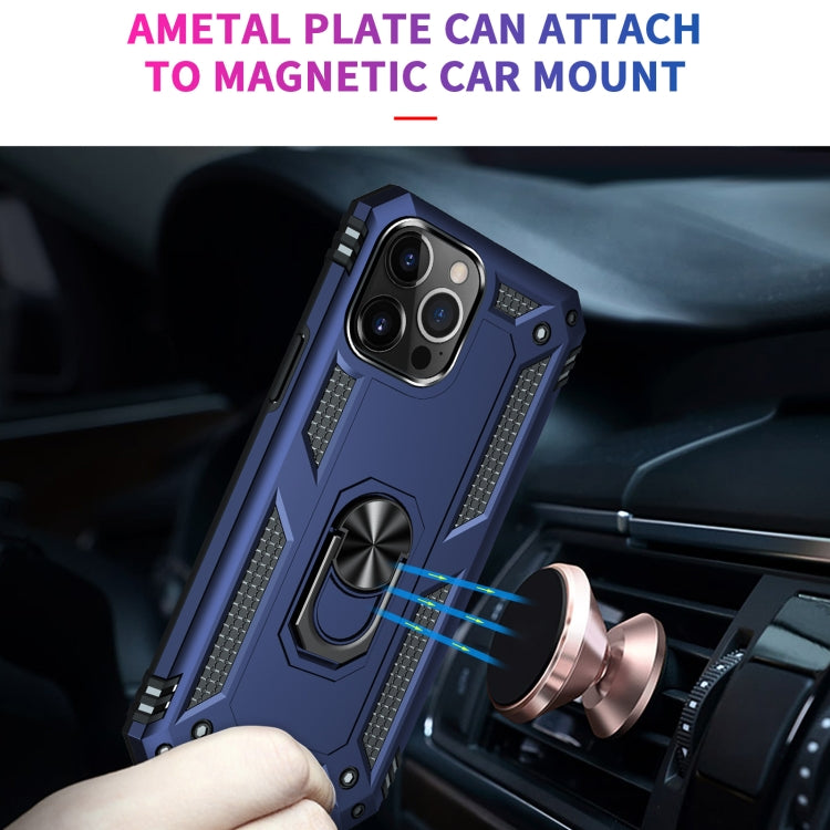 For iPhone 13 Pro Max Shockproof TPU + PC Protective Case with 360 Degree Rotating Holder
