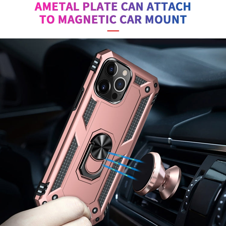 For iPhone 13 Pro Max Shockproof TPU + PC Protective Case with 360 Degree Rotating Holder