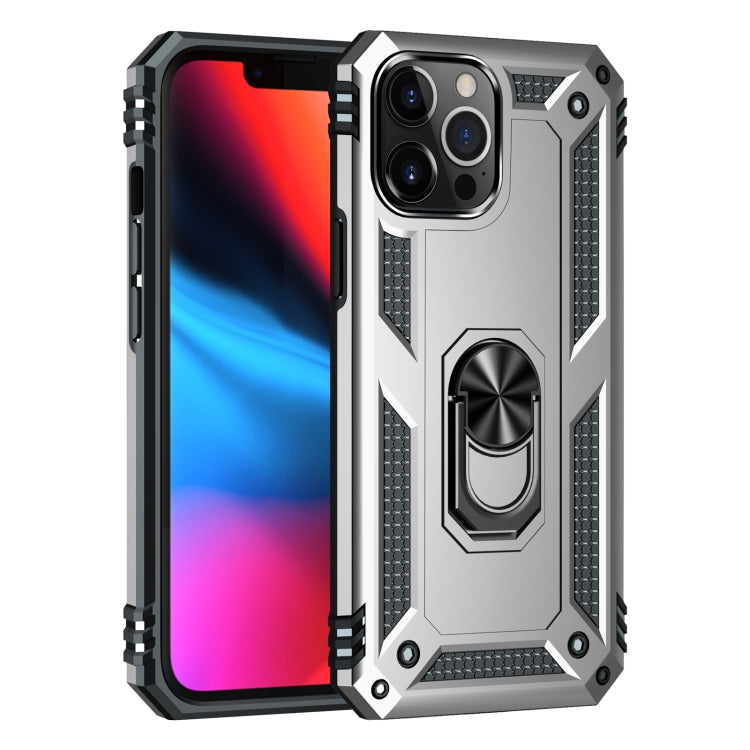 For iPhone 13 Pro Max Shockproof TPU + PC Protective Case with 360 Degree Rotating Holder