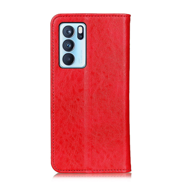For OPPO Reno6 Pro 5G Magnetic Crazy Horse Texture Horizontal Flip Leather Case with Holder & Card Slots & Wallet