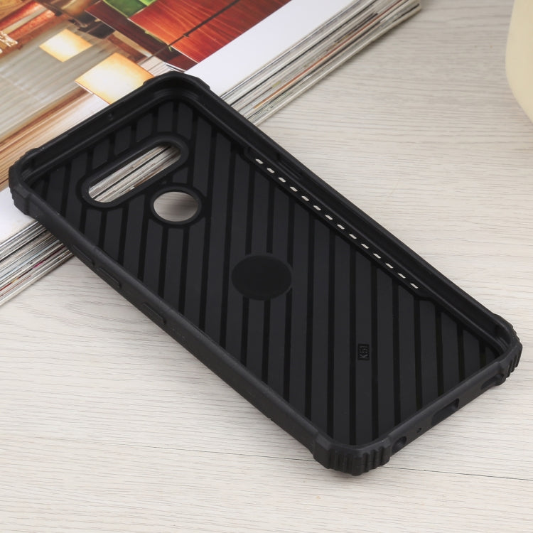 For LG K51 / K31/ Aristro5 Fierce Warrior Series Armor All-inclusive Shockproof Aluminum Alloy + TPU Protective Case with Ring Holder