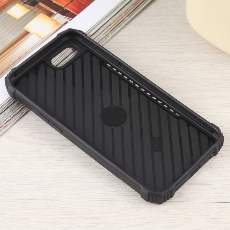 For OPPO A1k Fierce Warrior Series Armor All-inclusive Shockproof Aluminum Alloy + TPU Protective Case with Ring Holder