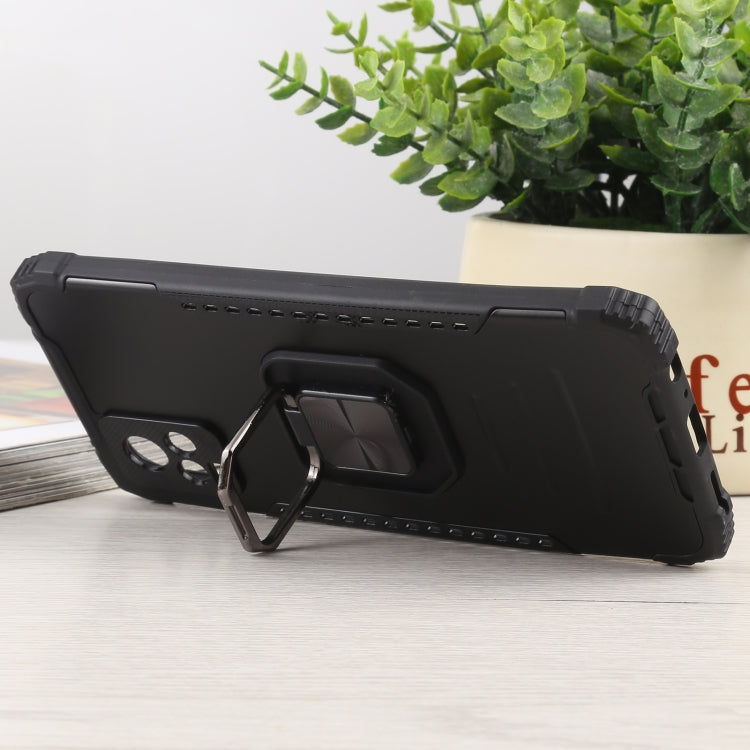 For vivo V20 Fierce Warrior Series Armor All-inclusive Shockproof Aluminum Alloy + TPU Protective Case with Ring Holder