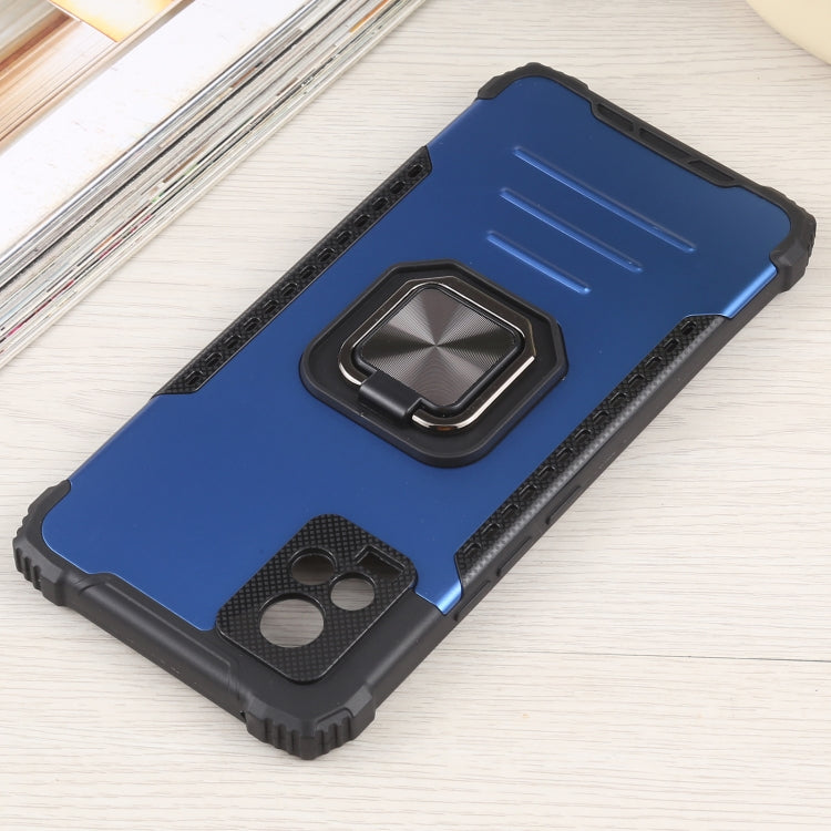 For vivo V20 Fierce Warrior Series Armor All-inclusive Shockproof Aluminum Alloy + TPU Protective Case with Ring Holder