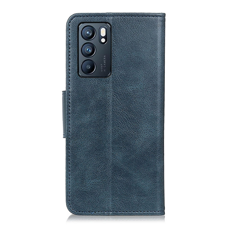 For OPPO Reno6 5G Mirren Crazy Horse Texture Horizontal Flip Leather Case with Holder & Card Slots & Wallet