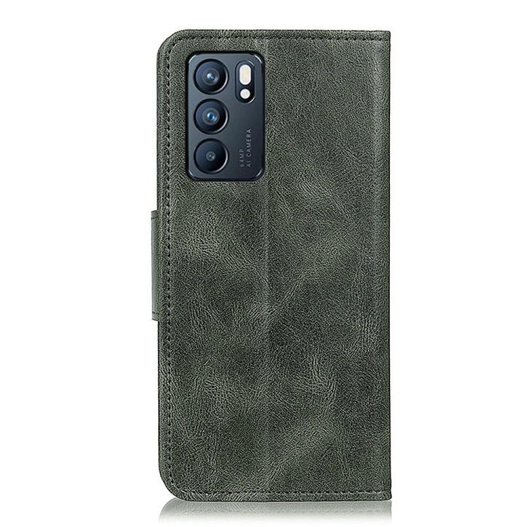 For OPPO Reno6 5G Mirren Crazy Horse Texture Horizontal Flip Leather Case with Holder & Card Slots & Wallet