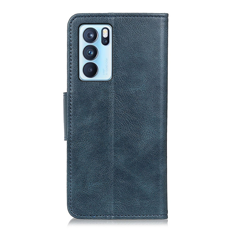 For OPPO Reno6 Pro 5G Mirren Crazy Horse Texture Horizontal Flip Leather Case with Holder & Card Slots & Wallet