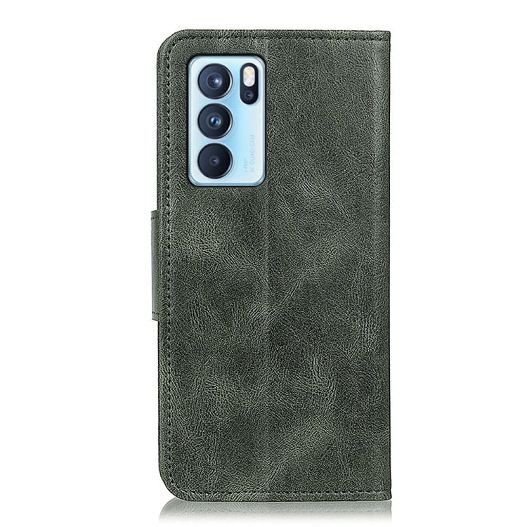 For OPPO Reno6 Pro 5G Mirren Crazy Horse Texture Horizontal Flip Leather Case with Holder & Card Slots & Wallet