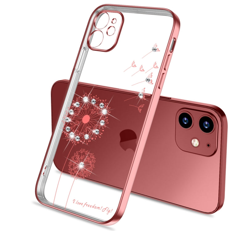 For iPhone 12 Pro Ultra-thin Electroplating Dandelion Pattern Protective Case