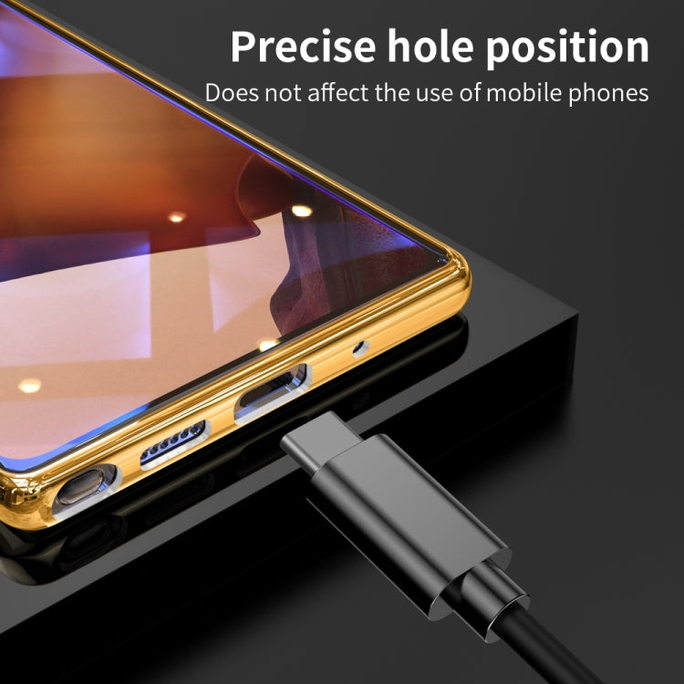 For Samsung Galaxy Note20 Ultra-thin Electroplating Dandelion Pattern Protective Case