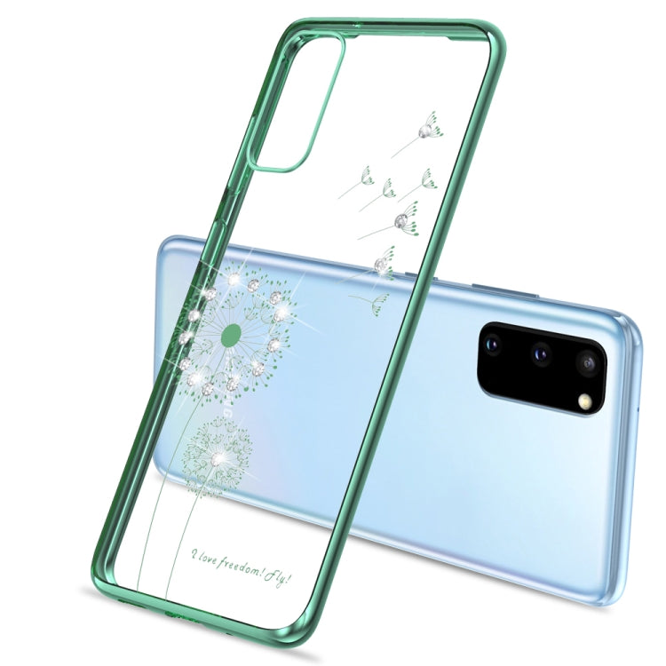 For Samsung Galaxy S20 Ultra-thin Electroplating Dandelion Pattern Protective Case