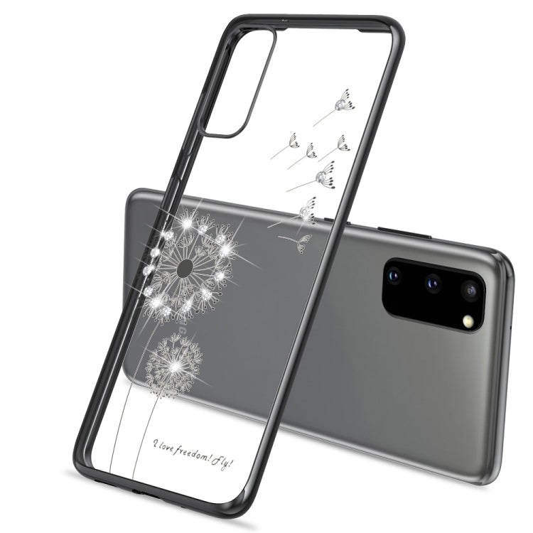 For Samsung Galaxy S20+ Ultra-thin Electroplating Dandelion Pattern Protective Case
