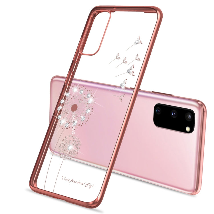 For Samsung Galaxy S20 FE Ultra-thin Electroplating Dandelion Pattern Protective Case