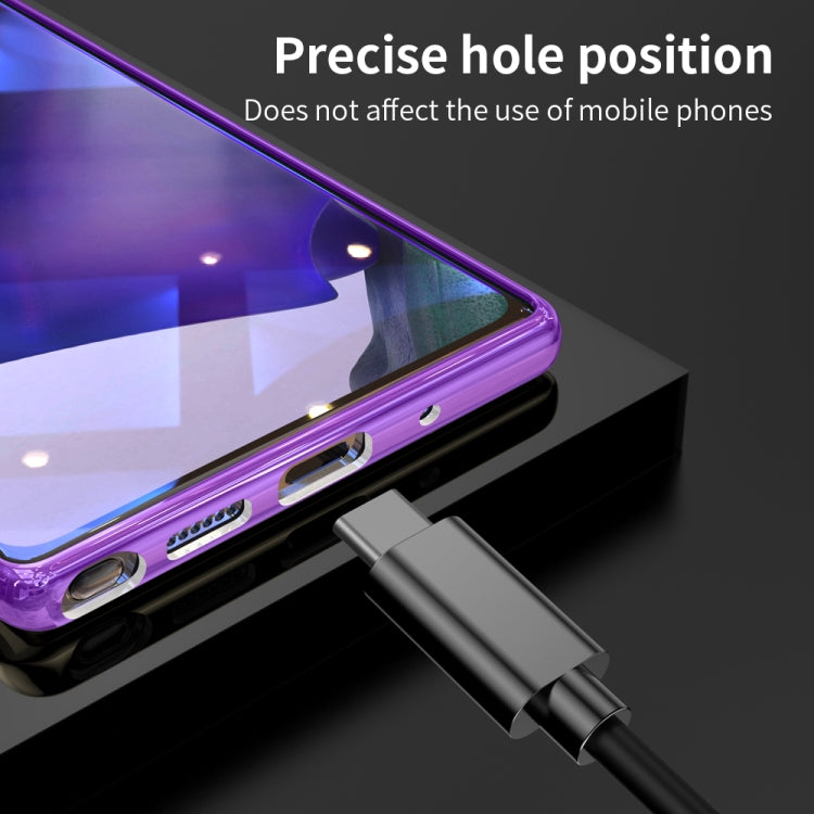 For Samsung Galaxy Note20 Ultra Ultra-thin Electroplating Dandelion Pattern Protective Case