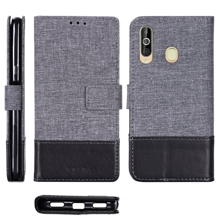 For Galaxy A60 MUXMA MX102 Horizontal Flip Canvas Leather Case with Stand & Card Slot & Wallet Function
