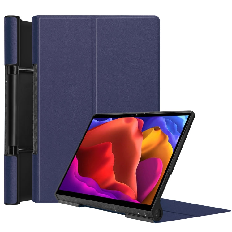 For Lenovo Yoga Pad Pro 13 inch YF K606F Custer Texture Horizontal Flip PU Leather Case with Holder