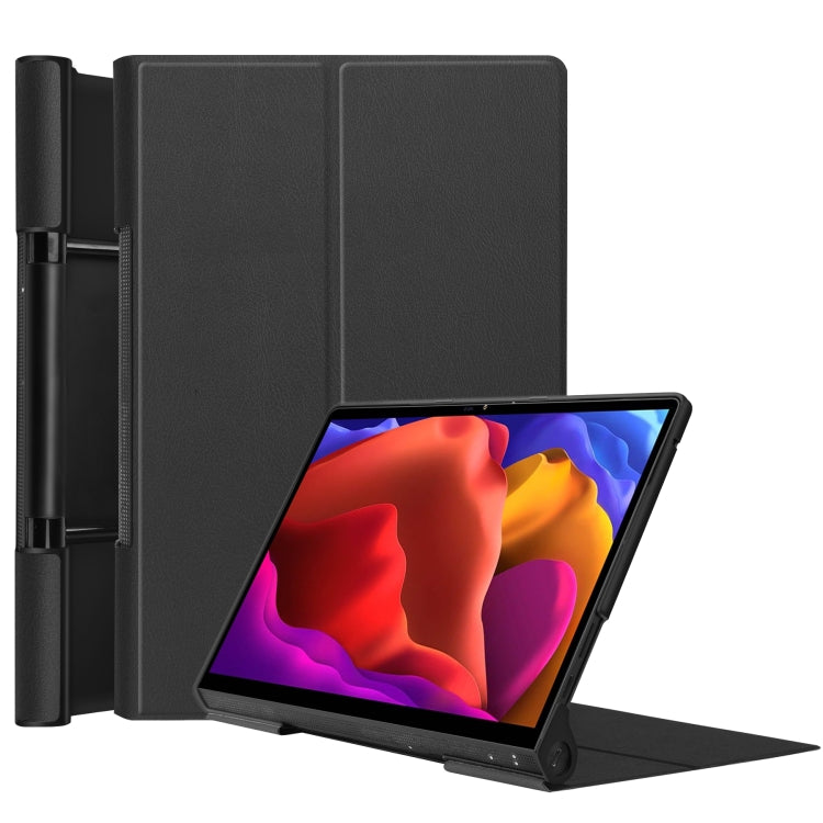 For Lenovo Yoga Pad Pro 13 inch YF K606F Custer Texture Horizontal Flip PU Leather Case with Holder