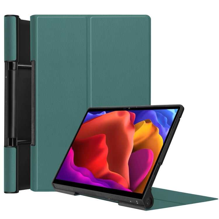 For Lenovo Yoga Pad Pro 13 inch YF K606F Custer Texture Horizontal Flip PU Leather Case with Holder