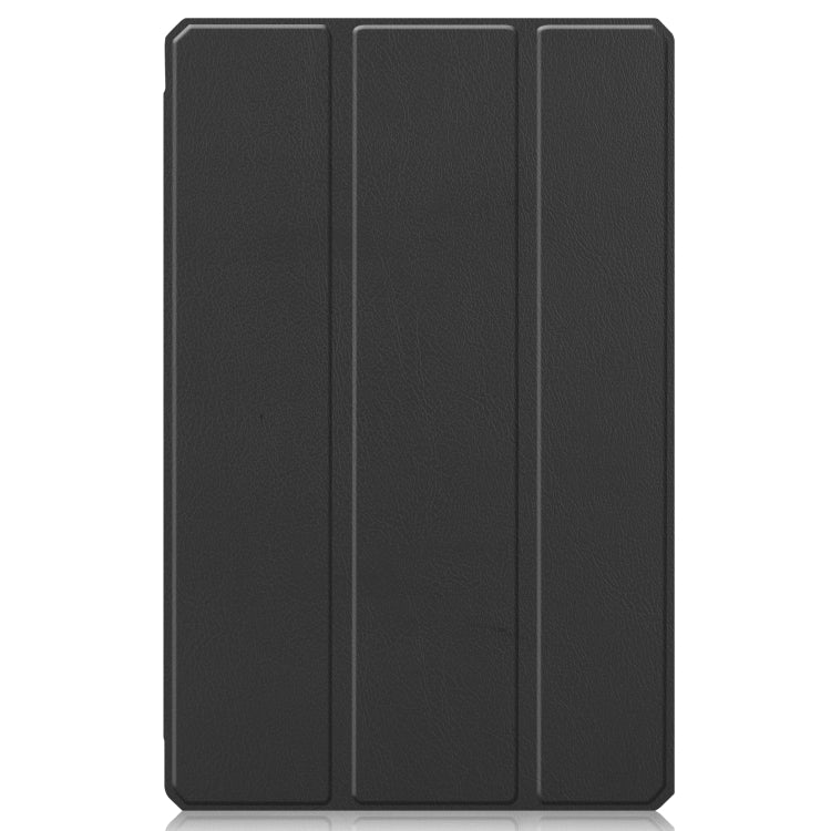 For Lenovo Pad Plus 11 2021 Custer Pattern Pure Color TPU Smart Tablet Holster with Sleep Function & 3-Fold Holder