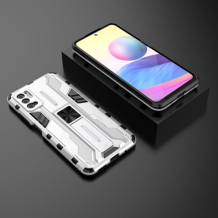 For Xiaomi Redmi Note 10 5G Supersonic PC + TPU Shock-proof Protective Case with Holder