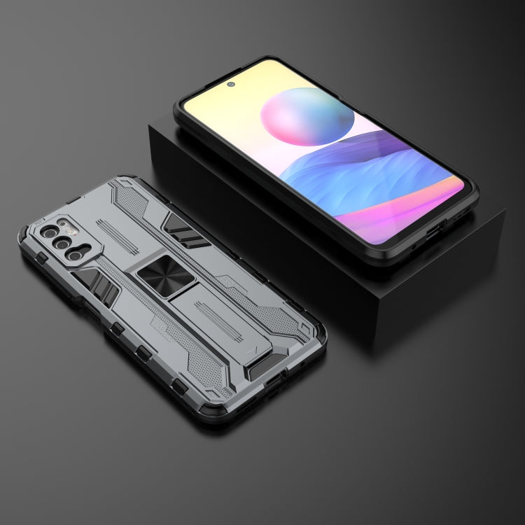 For Xiaomi Redmi Note 10 5G Supersonic PC + TPU Shock-proof Protective Case with Holder