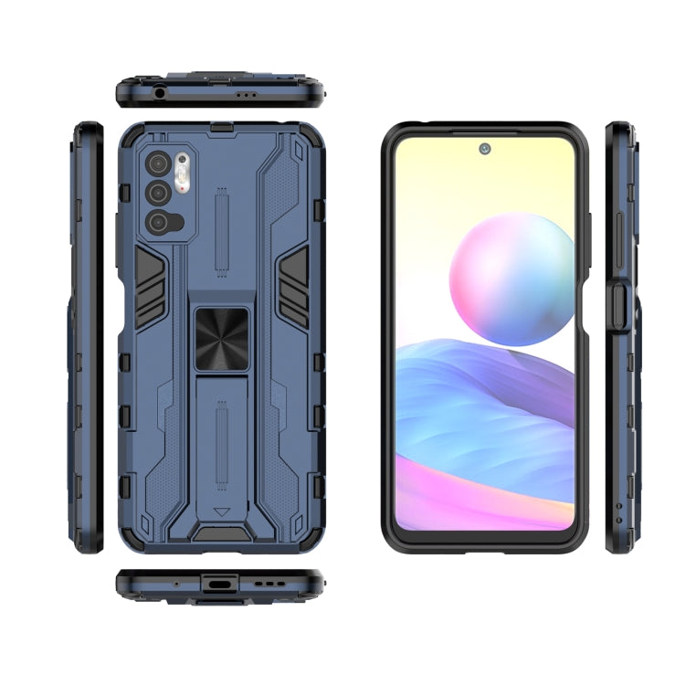 For Xiaomi Redmi Note 10 5G Supersonic PC + TPU Shock-proof Protective Case with Holder