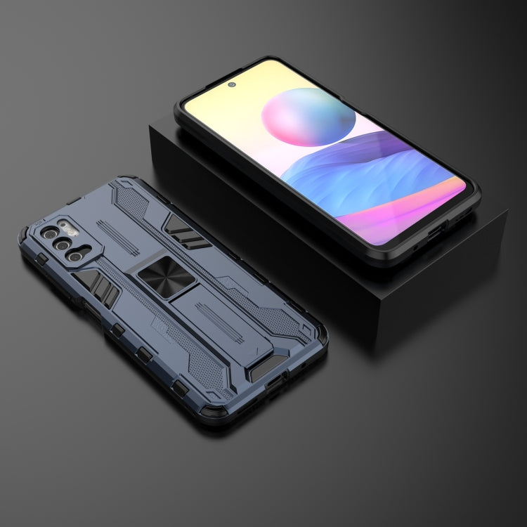For Xiaomi Redmi Note 10 5G Supersonic PC + TPU Shock-proof Protective Case with Holder