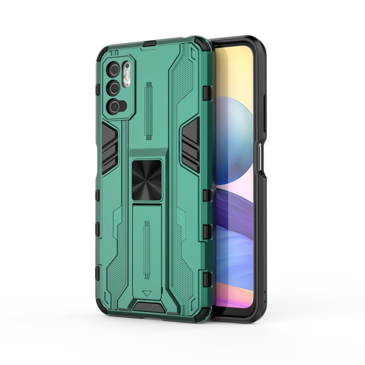 For Xiaomi Redmi Note 10 5G Supersonic PC + TPU Shock-proof Protective Case with Holder