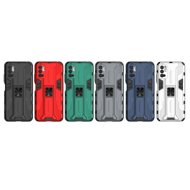 For Xiaomi Redmi Note 10 5G Supersonic PC + TPU Shock-proof Protective Case with Holder