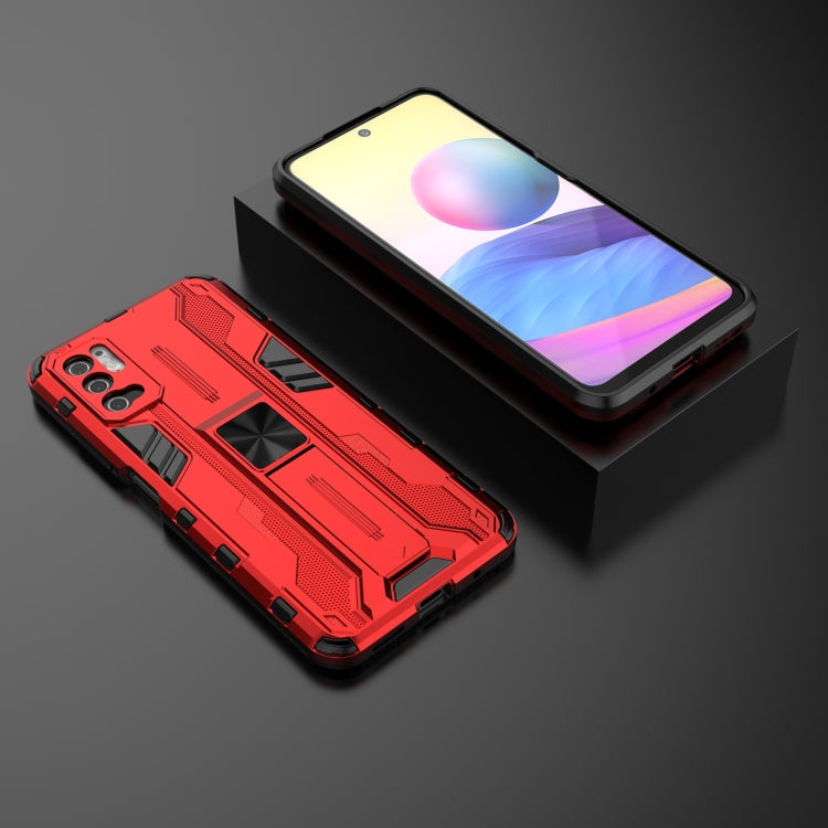 For Xiaomi Redmi Note 10 5G Supersonic PC + TPU Shock-proof Protective Case with Holder