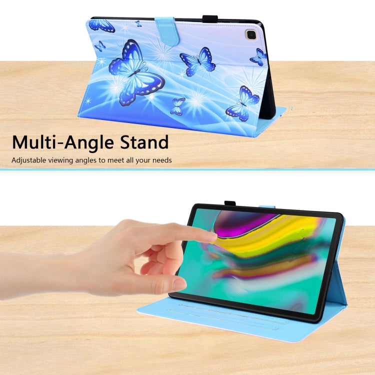 For Samsung Galaxy Tab S5e 10.5 SM-T720 / SM-T725 Animal Pattern Horizontal Flip Leather Case with Holder & Card Slots & Photo Frame