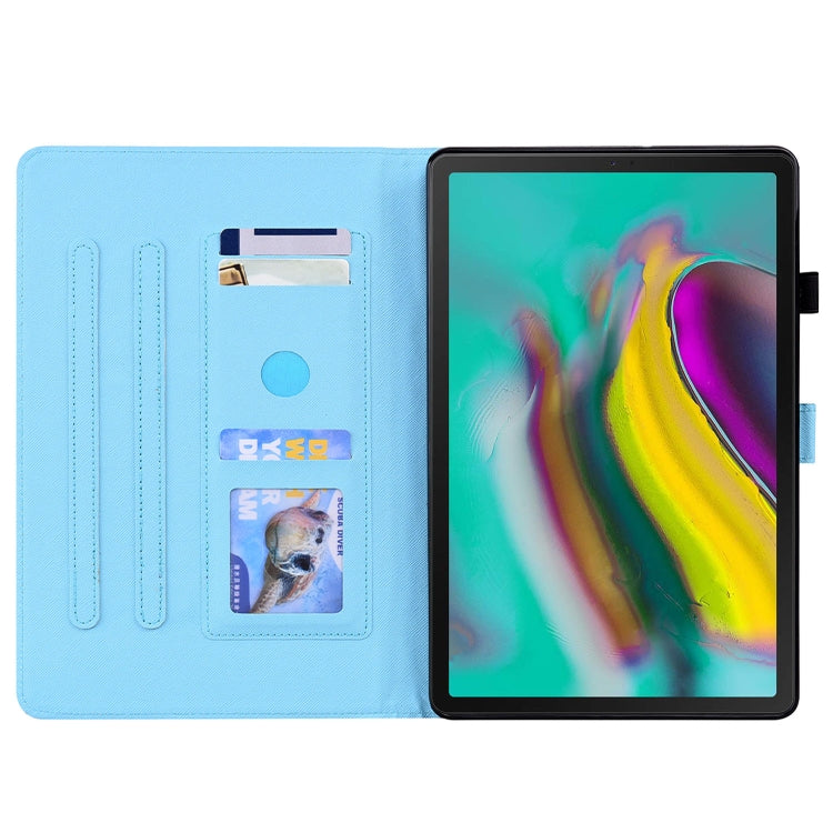 For Samsung Galaxy Tab S5e 10.5 SM-T720 / SM-T725 Animal Pattern Horizontal Flip Leather Case with Holder & Card Slots & Photo Frame