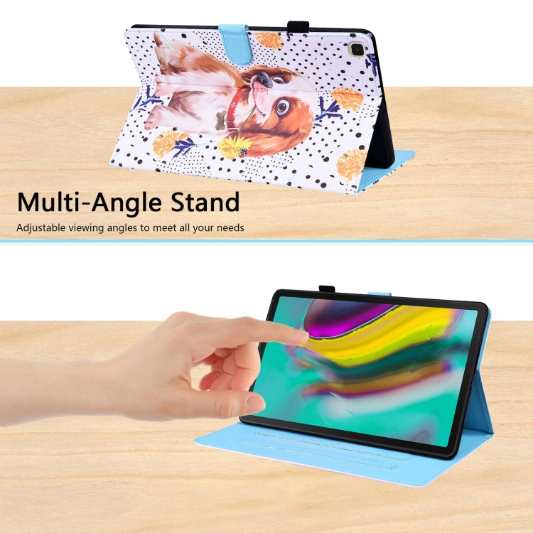 For Samsung Galaxy Tab S5e 10.5 SM-T720 / SM-T725 Animal Pattern Horizontal Flip Leather Case with Holder & Card Slots & Photo Frame