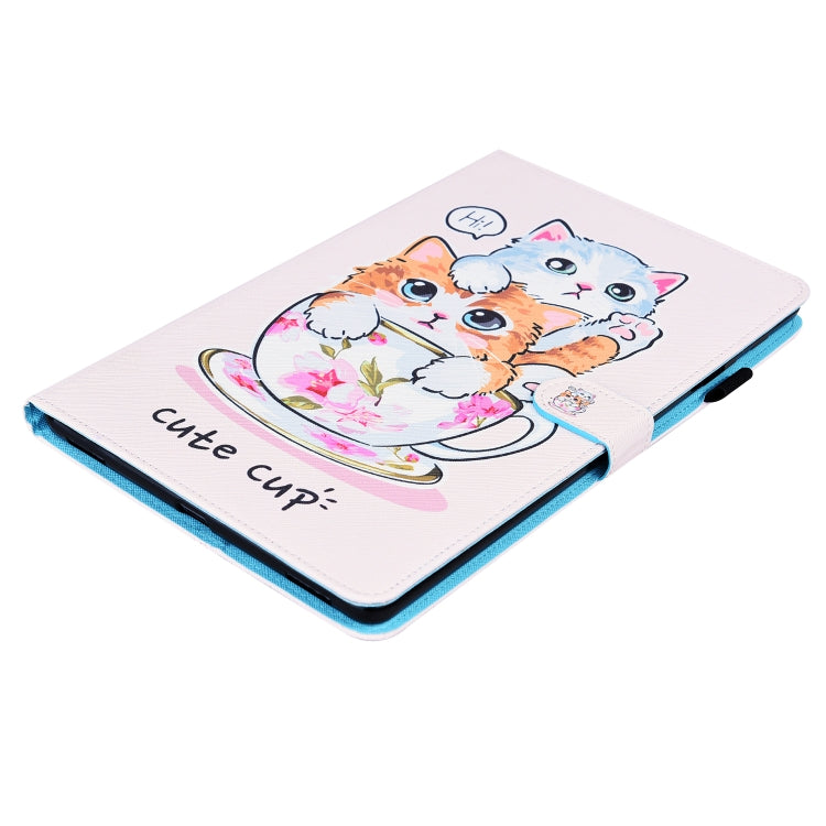 For Samsung Galaxy Tab S5e 10.5 SM-T720 / SM-T725 Animal Pattern Horizontal Flip Leather Case with Holder & Card Slots & Photo Frame
