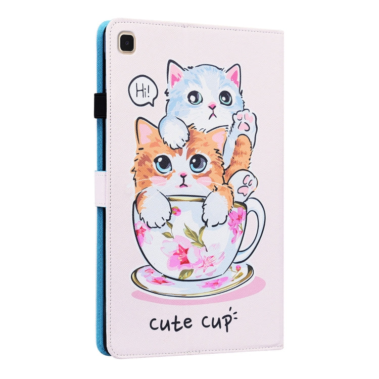 For Samsung Galaxy Tab S5e 10.5 SM-T720 / SM-T725 Animal Pattern Horizontal Flip Leather Case with Holder & Card Slots & Photo Frame